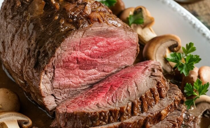 Savory Beer-Braised Beef and Mushroom Roast