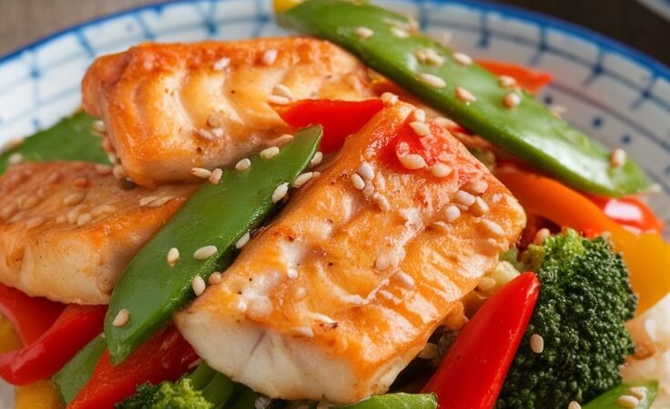 Quick and Flavorful Fish and Vegetable Stir Fry