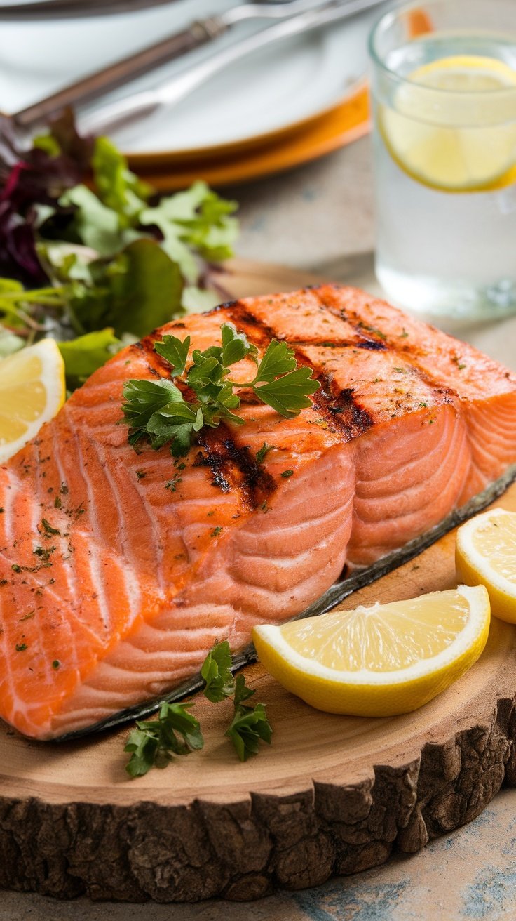 Lemon Herb Grilled Salmon Recipe