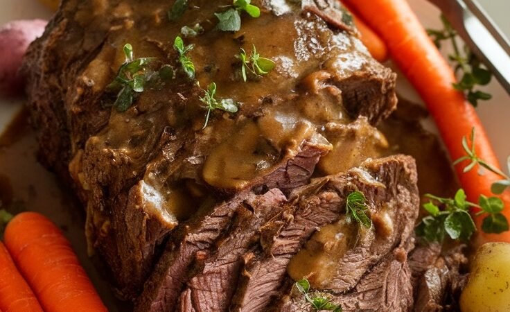 Tender Classic Pot Roast with Root Vegetables
